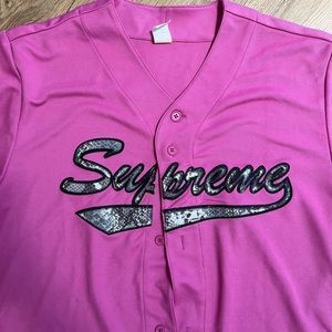 Supreme baseball jersey